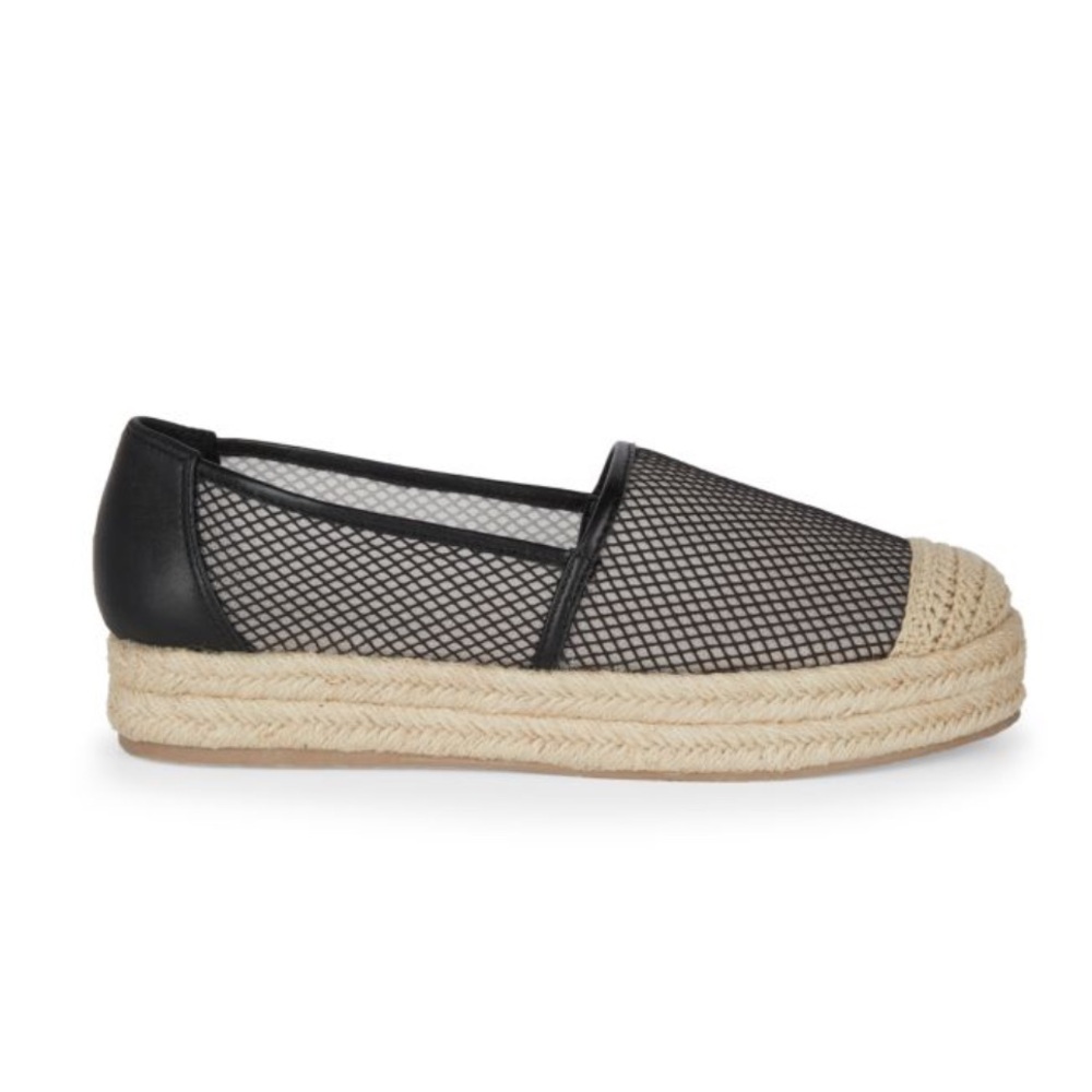 KARL LAGERFELD PARIS
Adila Leather Platform Espadrilles‎